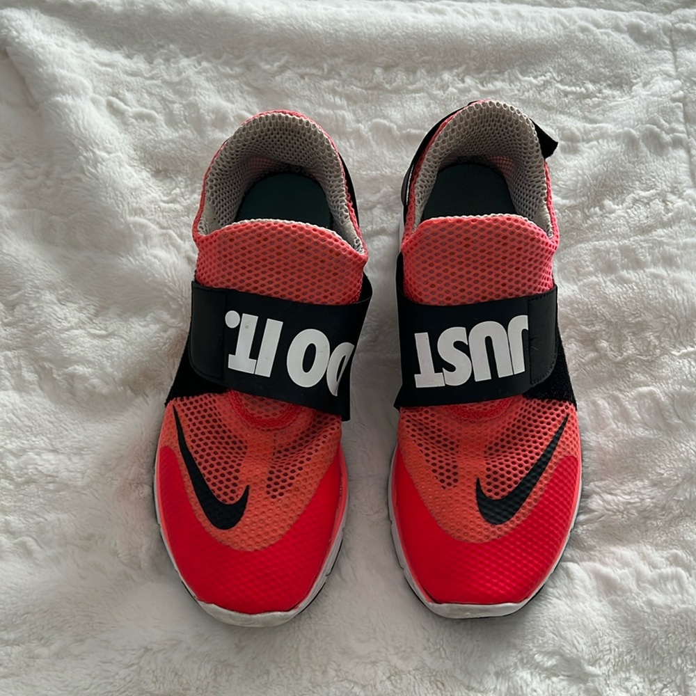 RARE🔥 Nike Lunarfly 306 JUST DO IT Light Crimson White Black Sz 9.5 644395-600